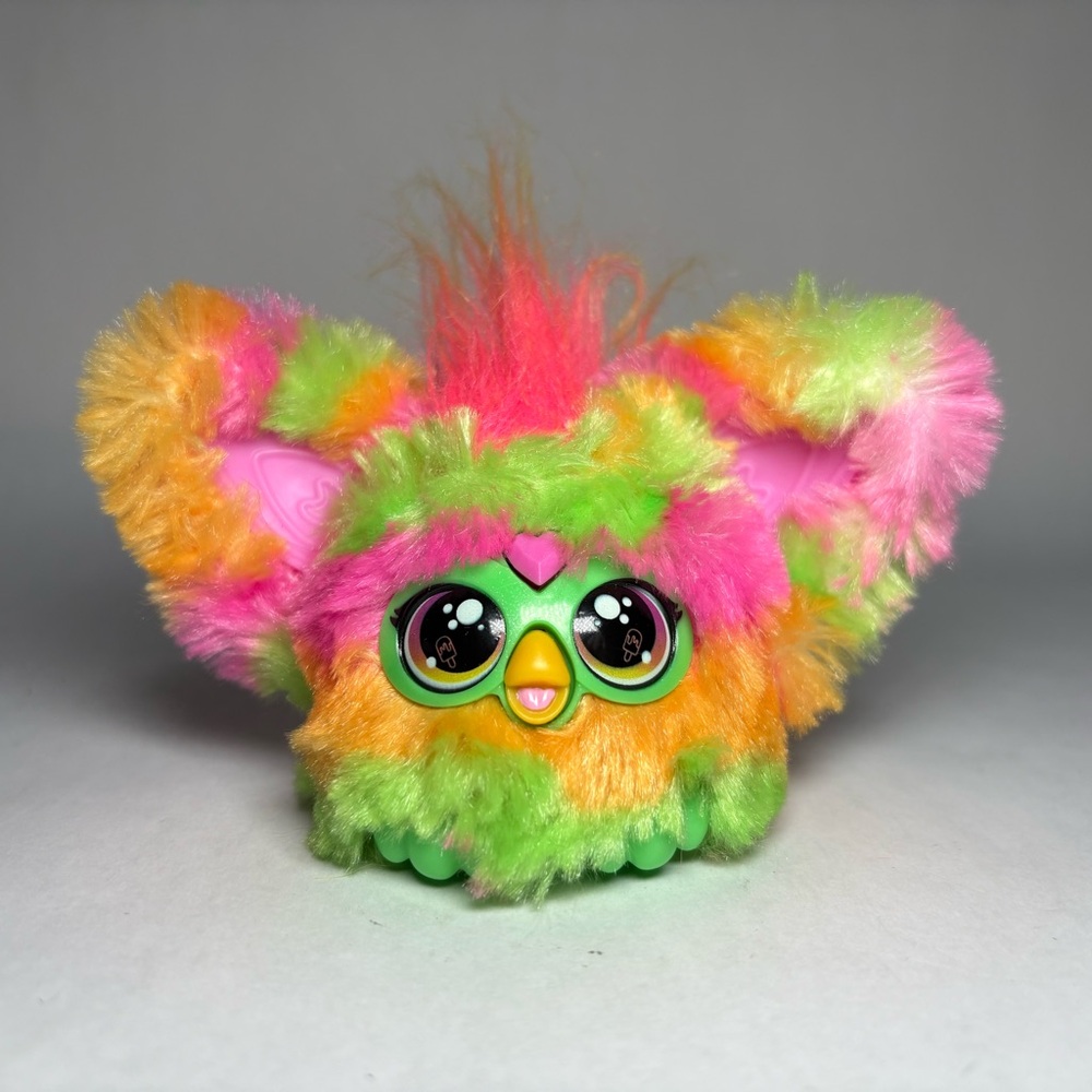 2023 Hasbro Furby Furblet Neon Multicolor Interactive Toy - tested & Works